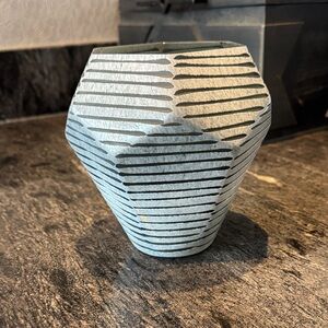 Modern Geometric Glass Vase